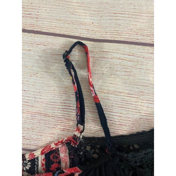 Angie Women's Bohemian Cold Shoulder Floral Blouse - Medium - Picture 2 of 10